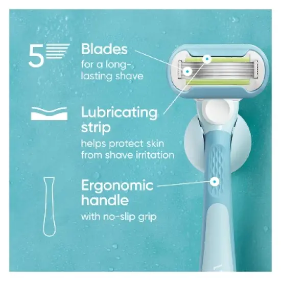 Venus Extra Smooth Value Pack Razor - Handle + 4 Blade Refills image {2}