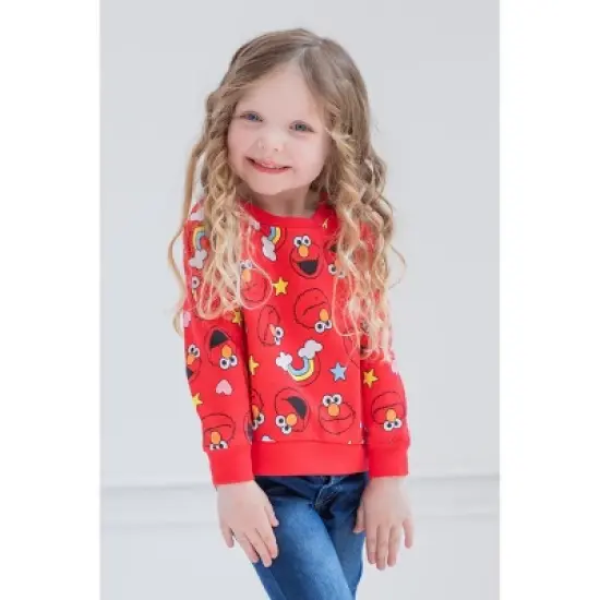Sesame Street Elmo Abby Cadabby Girls Sweatshirt Toddler image {1}
