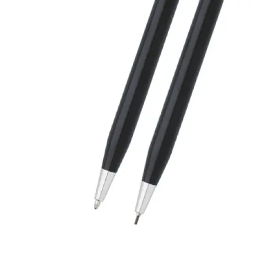Cross Classic Century Black Lacquer Pen and Pencil Set image {1}
