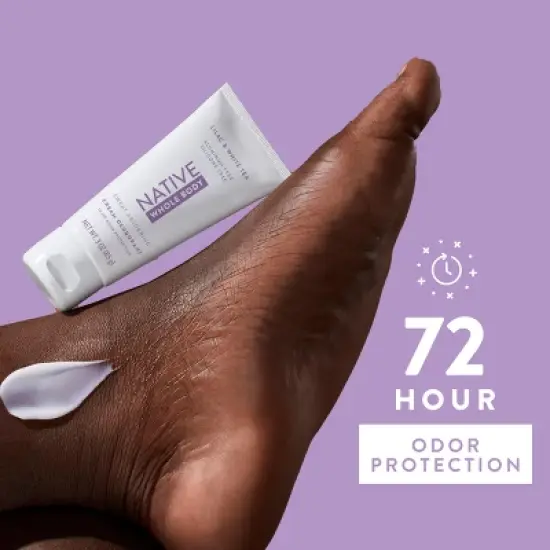 Native Whole Body Invisible Cream Deodorant - Lilac & White Tea - 3oz image {3}