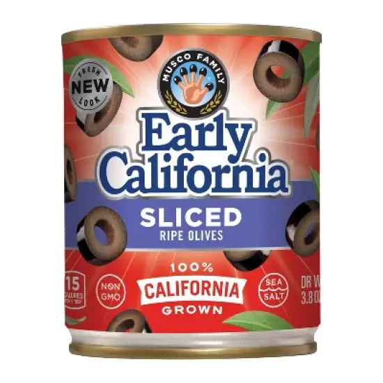 Early California Sliced Ripe Olives - 3.8oz image {9}