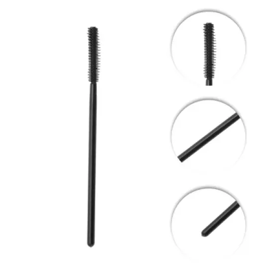 Unique Bargains Lightweight Silicone Eyelash Brush 50 Pcs image {2}