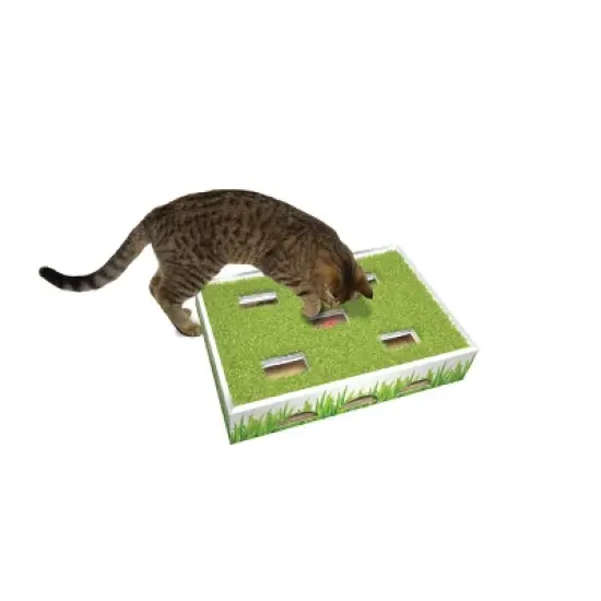 Petstages Grass Patch Hunting Box Cat Scratcher image {1}