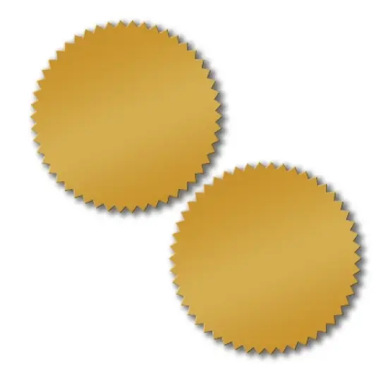 Great Papers! Seals Gold Foil 50/Pack (901200) image {2}