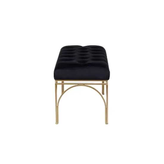 Rectangular Glam Velvet Bench - Olivia & May image {5}