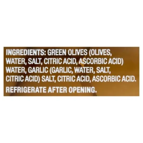 DeLallo Garlic Stuffed Olives, 5.8 oz Jar, (6 Pack) image {4}