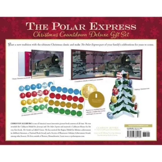 The Polar Express: Christmas Countdown Deluxe Gift Set - by  Chris Van Allsburg (Mixed Media Product) image {1}