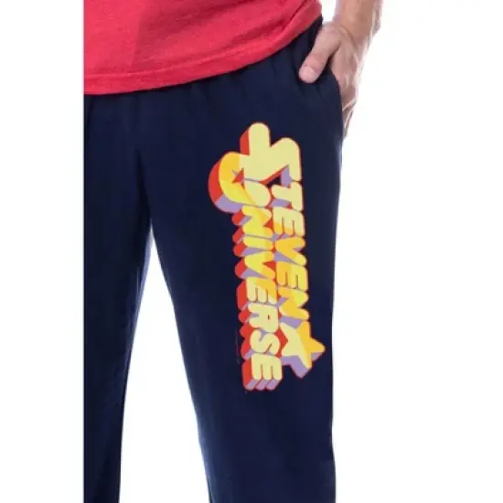 Steven Universe Mens' TV Show Costume Star Character Sleep Pajama Set Multicolored image {2}