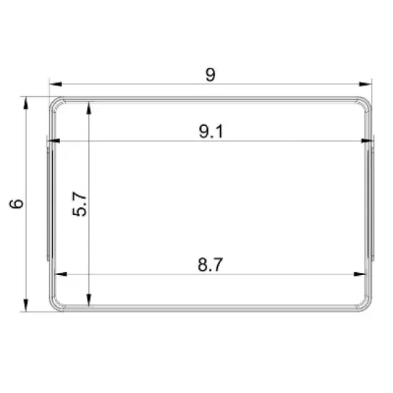 Bathroom Organizer Bin with Handles Clear - Brightroom&trade; image {4}