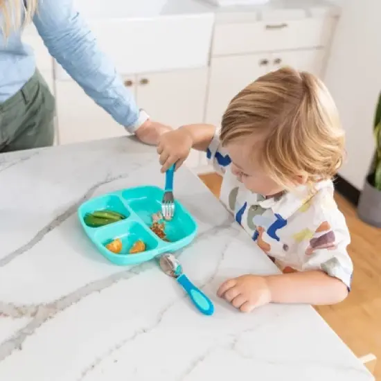 ECR4Kids My First Meal Pal Combo Set, Kids Plastic Tableware and Utensils, 15-Piece image {5}