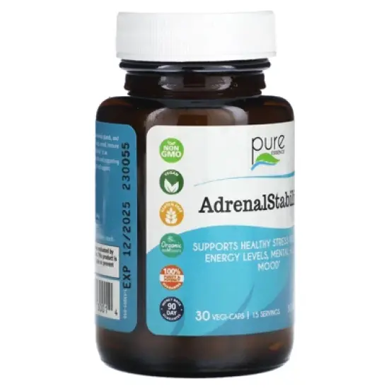 Pure Essence Adrenal Stability , 30 Vegi-Caps image {3}