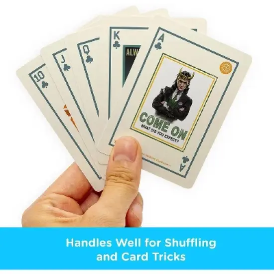 Aquarius Puzzles Marvel Loki Playing Cards image {2}