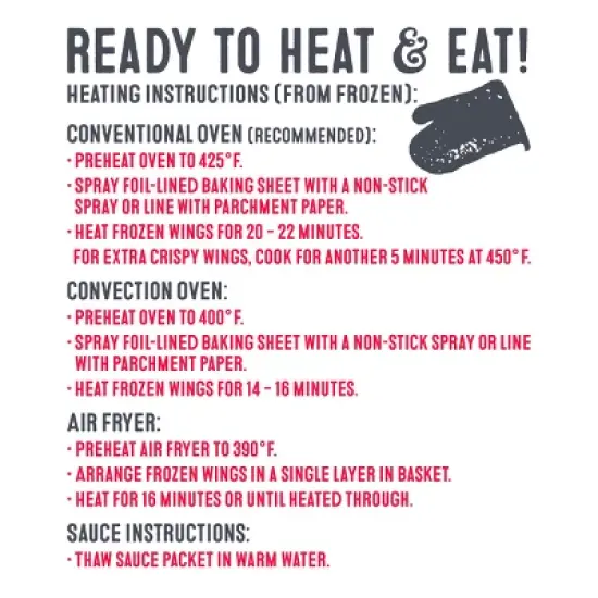 Foster Farms Chipotle BBQ Take Out Chicken Wings - Frozen - 16oz image {7}