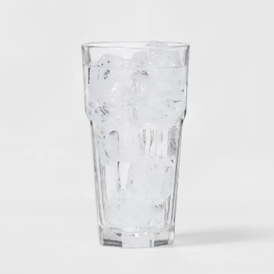 12pc Glass Tremont Tall and Short Faceted Tumbler Set - Threshold&trade; image {2}