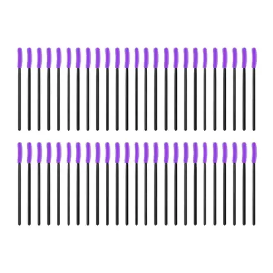 Unique Bargains Lightweight Silicone Eyelash Brush 50 Pcs image {7}
