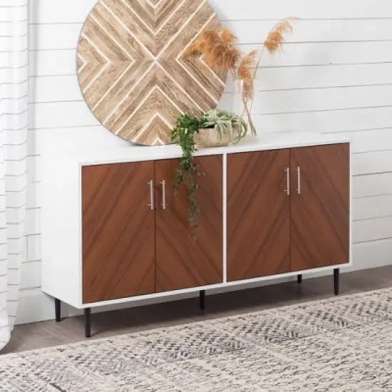 Angelo Modern Bookmatch 4 Door Sideboard - Saracina Home image {22}