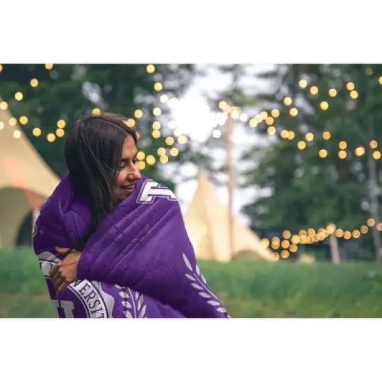 NCAA TCU Horned Frogs Crest Ultra Soft Blanket image {1}