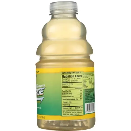 R.W. Knudsen All Natural Organic Lemon Recharge Sports Drink - Case of 6/32 oz image {3}