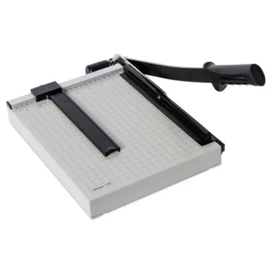 Dahle Vantage Guillotine Paper Trimmer/Cutter, 15 Sheets, 12" Cut Length, Metal Base, 10 x 12.75 image {1}