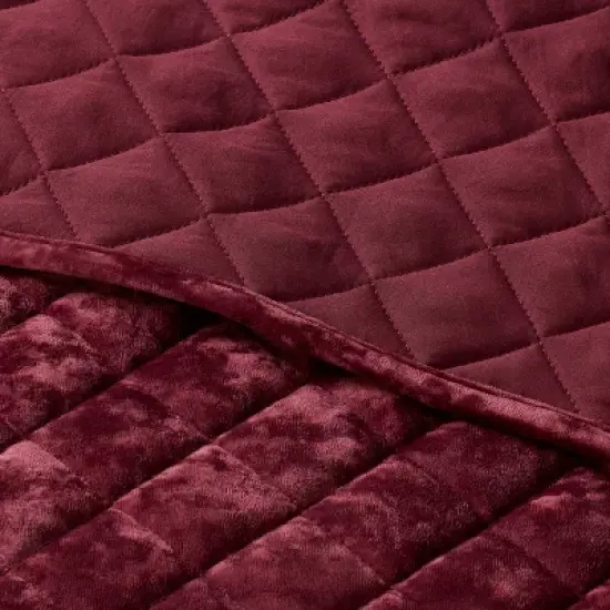 Luxe Diamond Stitch Velvet Quilt - Threshold&trade; image {2}