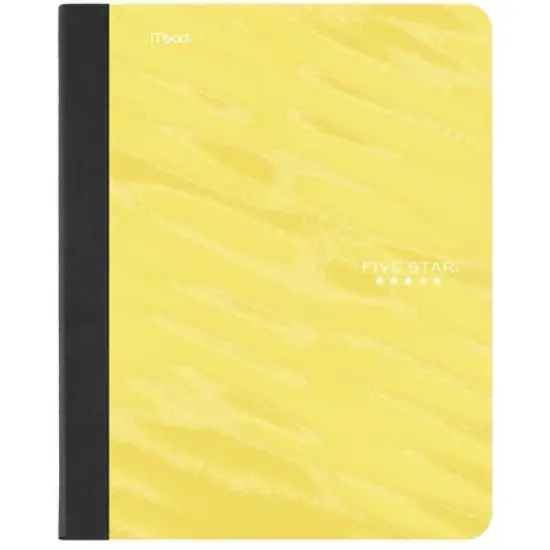 Five Star Active Comp Book Yellow Wide Ruled 80ct image {1}