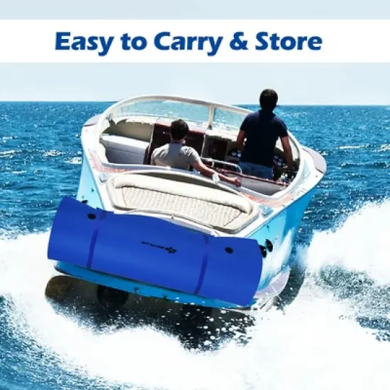 3 Layer Floating  Water Pad Foam Mat Water Recreation Relaxing 18' x 6' image {4}