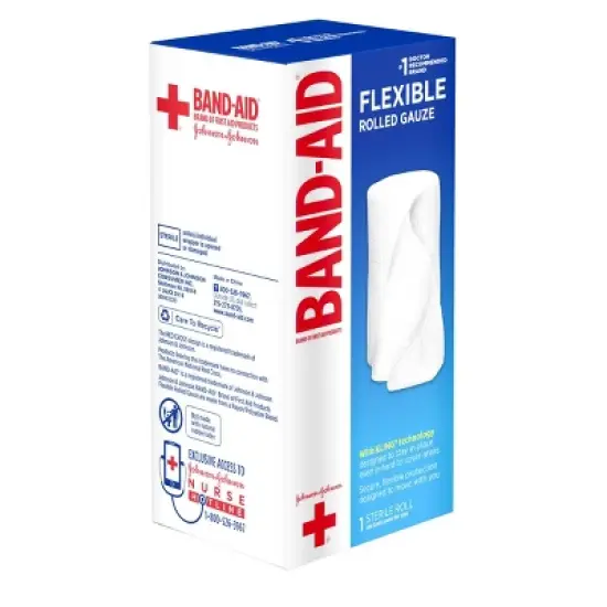 Band-Aid Rolled Gauze - 4 x 2.5 yds image {3}
