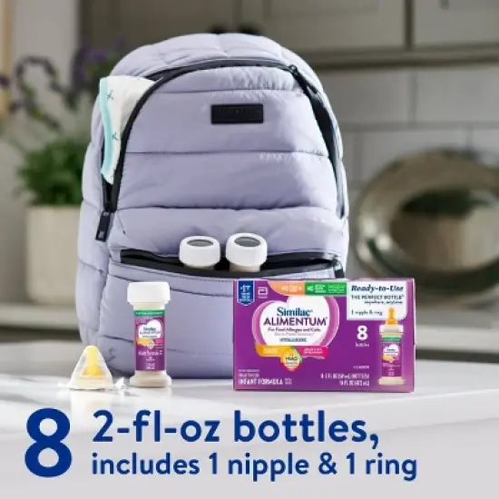 Similac Alimentum Ready to Feed Infant Formula Bottles - 2 fl oz Each/8ct image {9}