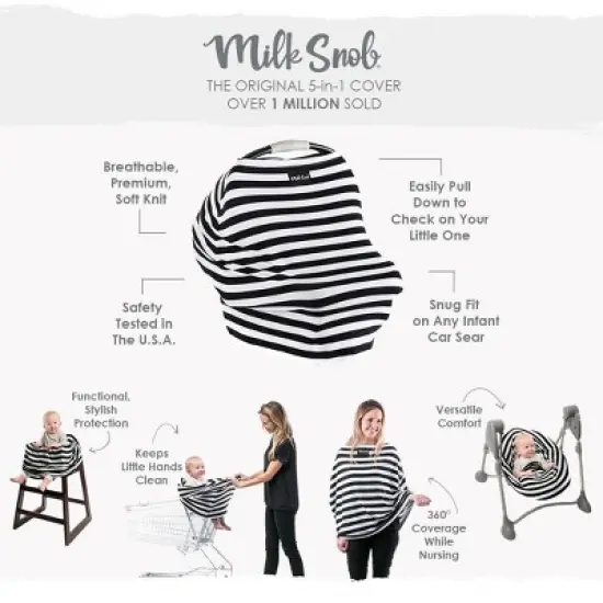 Milk Snob Nursing Cover/Baby Car Seat Canopy - Arrows image {4}