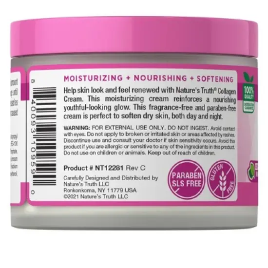 Nature's Truth Collagen Cream | 4 oz image {2}
