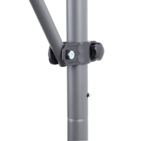 Sevobal Patio Umbrellas Manual Retractable Awning, Non-Screw Outdoor Sun Shade Cover With UV Protection For Backyard, Gray, 78"*47"*122" image {3}