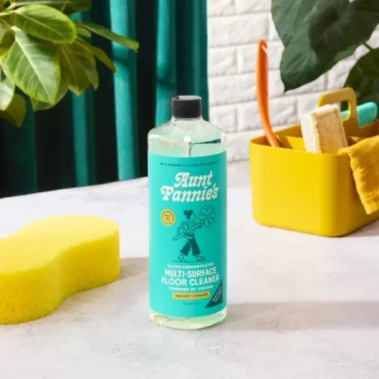 Aunt Fannie's Bright Lemon Multi-Surface Liquid Floor Cleaner - 32 fl oz image {4}