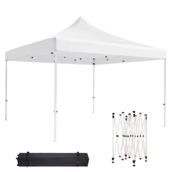 10x10 Pop Up Canopy,Heavy Duty Canopy, Easy Up Gazebos with Wheel Bags,UV Resistant Waterproof,for Outdoor Events, Patio, Backyard, Party, Camping image {9}