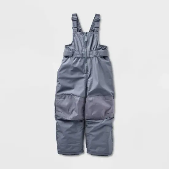 Toddler Solid Snow Bib - Cat & Jack&trade; Gray image {4}