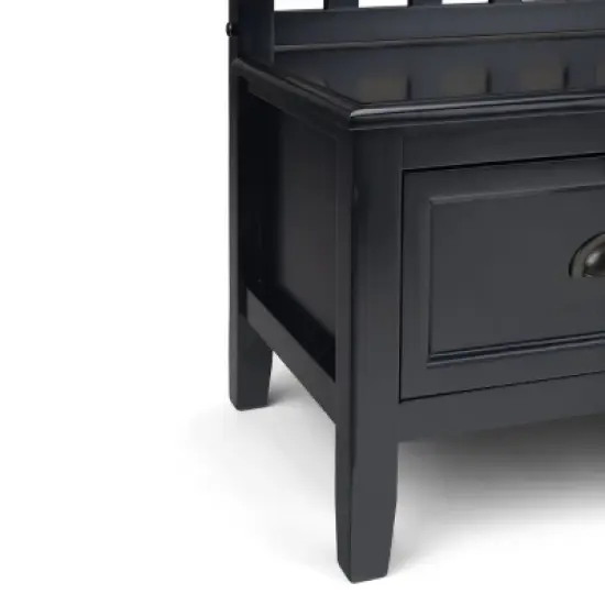 42" Portland Entryway Storage Bench with Drawers - Wyndenhall image {3}