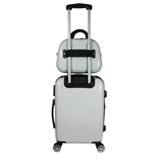 World Traveler Butterfly 4 Piece Hardside Upright Spinner Luggage Set image {1}