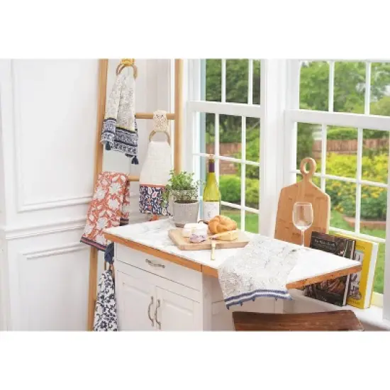 carol & frank White Kitchen Towel Holder image {2}