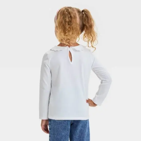 OshKosh B'gosh Toddler Girls' Collar Shirt - White image {1}