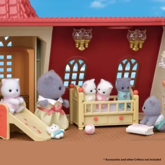 Calico Critters Persian Cat Family image {1}