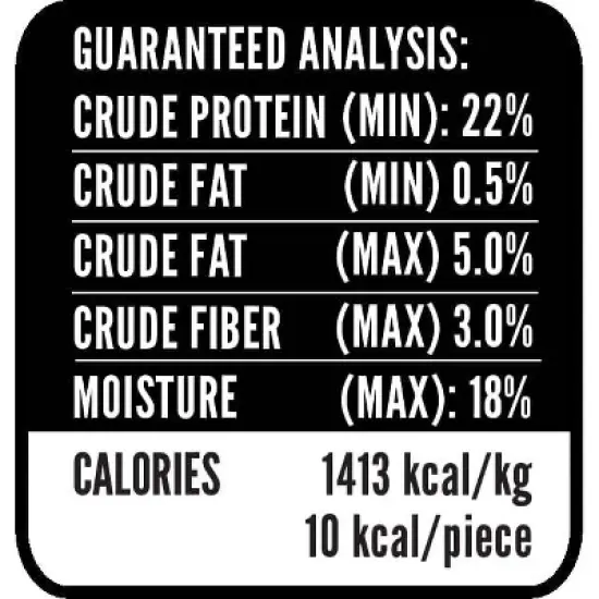 Hubert Pet Gourmet All Natural Vegan Sweet Potato Fries Dog Treats - 2.5 lbs Resealable Bag image {1}