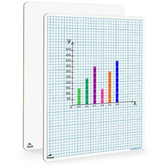 SCRIBBLEDO Box Grid 9&rdquo;x12&rdquo; Dry Erase Board image {8}
