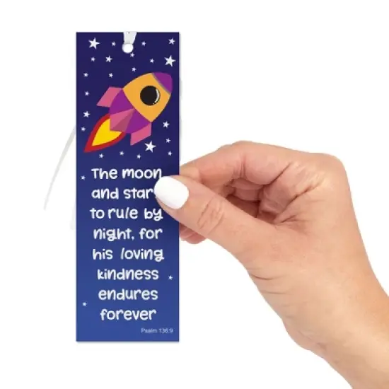 Faithful Finds 72 Pack Christian Bookmarks Bulk, Religious Scripture, 12 Bible Verse Quotes for Kids, 6 x 2 In image {4}