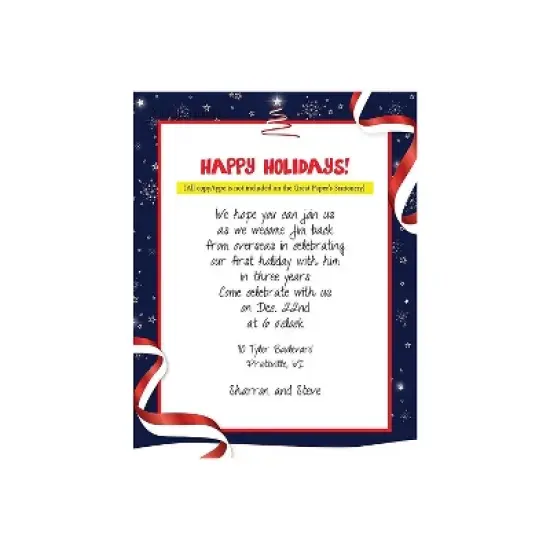 Great Papers Holiday Stationery Patriotic Holiday 80/Count 2015058 image {1}