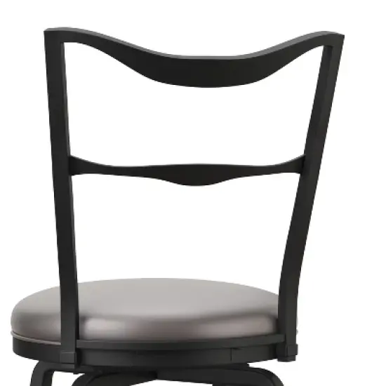 Larimore Metal Bar Height Stool Black - Hillsdale Furniture image {9}