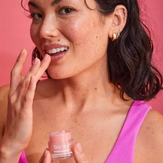 Tree Hut Watermelon Overnight Lip Mask - 0.6oz image {7}