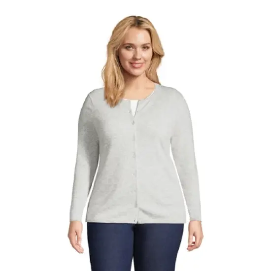 Lands' End Women's Cashmere Cardigan Sweater image {3}
