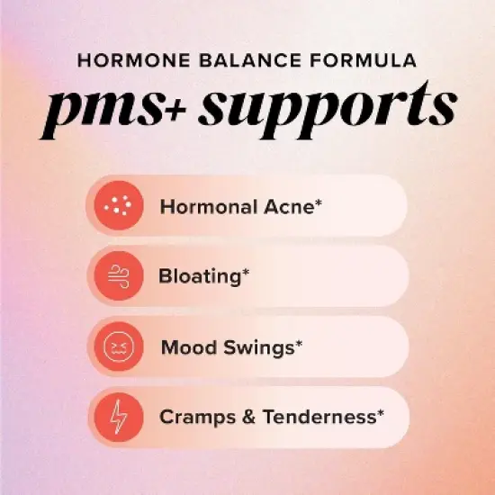 PMS Support Supplement for Women,  Microbeadlets for PMS Relief, Hormonal Acne, Hormone Balance & Period Relief, SMNutrition, 30ct image {1}