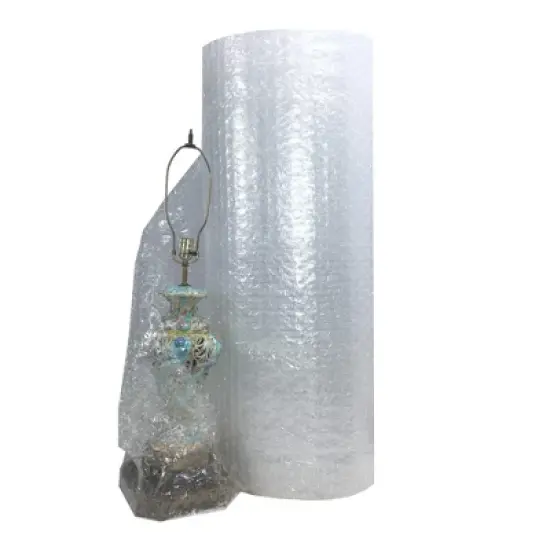 UOFFICE Medium Bubble Cushioning Wrap - 48" Wide x 400' Long-with Medium 5/16" Bubbles image {5}