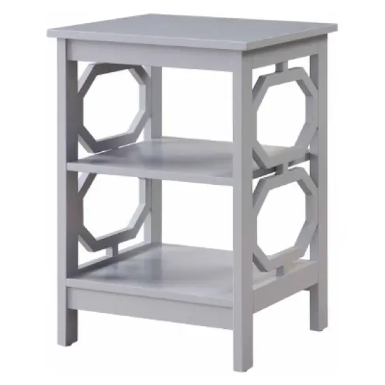 Omega End Table with Shelves - Breighton Home image {6}