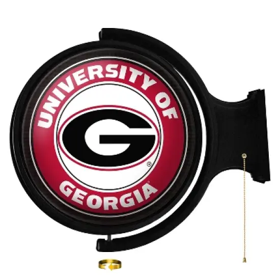 University Original Round Rotating Lighted Wall Sign image {26}